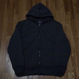 Men’s Gap hoodie lined with Sherpa